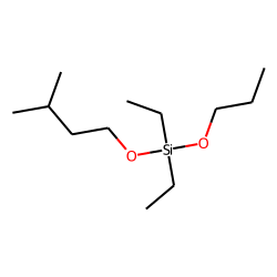 Silane, diethyl(3-methylbutoxy)propoxy-