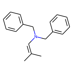 Dibenzylamine, n-isobutenyl-