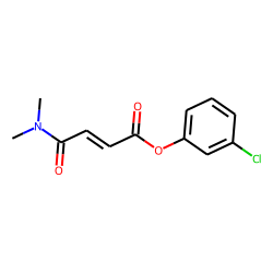 Fumaric acid, monoamide, N,N-dimethyl-, 3-chlorophenyl ester