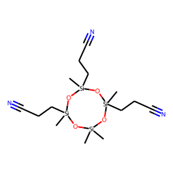 2,2,4,6,8-pentamethyl-4,6,8-tri(2-cyanoethyl)-[1,3,5,7,2,4,6,8]cyclotetrasiloxane