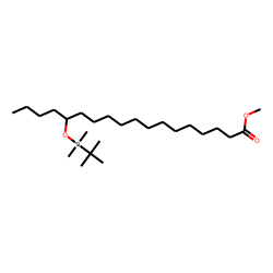 14-Hydroxy-stearic acid, methyl ester, tBDMS ether