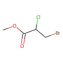 Propanoic acid, 3-bromo-2-chloro, methyl ester