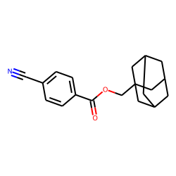 4-Cyanobenzoic acid, 1-adamantylmethyl ester