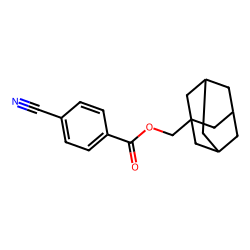 4-cyanobenzoic acid, 1-adamantylmethyl ester