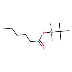 Hexanoic acid, tert-butyldimethylsilyl ester