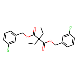 Diethylmalonic acid, di(3-chlorobenzyl) ester