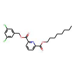 2,6-Pyridinedicarboxylic acid, 3,5-dichlorobenzyl octyl ester