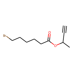 6-Bromohexanoic acid, but-3-yn-2-yl ester