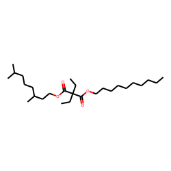 Diethylmalonic acid, decyl 3,7-dimethyloctyl ester