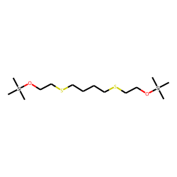 m,4-Bis(2-trimethylsiloxyethylthio)butane