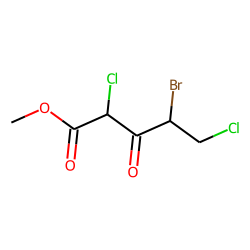 Dimethyl 2,5-dichloro-4-bromo-3-oxopentanoate