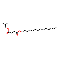 Succinic acid, isobutyl tetradec-11-enyl ester