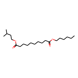 Sebacic acid, hexyl 3-methylbutyl ester