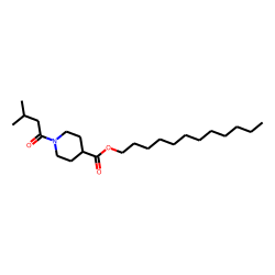 Isonipecotic acid, N-(3-methylbutyryl)-, dodecyl ester