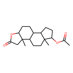 3-Oxa-a-nor-5alpha-androstan-2-one, 17-hydroxy-, acetate