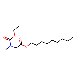 Glycine, N-methyl-N-ethoxycarbonyl-, nonyl ester