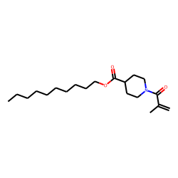 Isonipecotic acid, N-methacryloyl-, decyl ester
