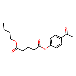 Glutaric acid, 4-acetylphenyl butyl ester