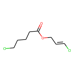 5-Chlorovaleric acid, 3-chloroprop-2-enyl ester