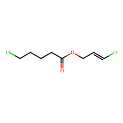 5-chlorovaleric acid, 3-chloroprop-2-enyl ester