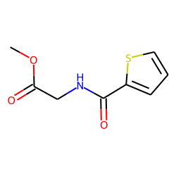 Glycine, N-(2-thienylcarbonyl)-, methyl ester