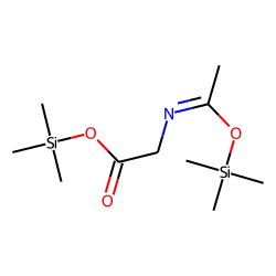 Acetylglycine, bis-TMS