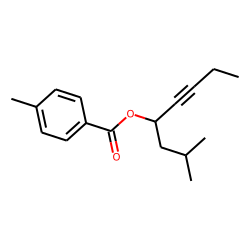 p-Toluic acid, 2-methyloct-5-yn-4-yl ester