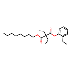 Diethylmalonic acid, 2-ethylphenyl octyl ester