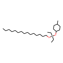 Silane, diethyl(cis-4-methylcyclohexyloxy)pentadecyloxy-