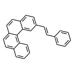 1-Phenyl-2-(2-benzo[c]phenathryl)ethylene, trans