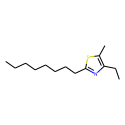 4-ethyl-5-methyl-2-octyl-thiazole