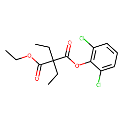 Diethylmalonic acid, 2,6-dichlorophenyl ethyl ester