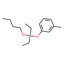 Silane, diethylbutoxy(3-methylphenoxy)-