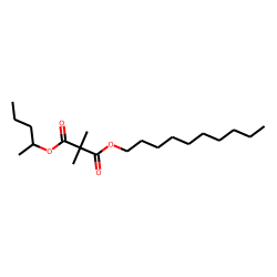 Dimethylmalonic acid, decyl 2-pentyl ester