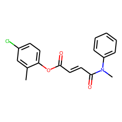 Fumaric acid, monoamide, N-methyl-N-phenyl-, 4-chloro-2-methylphenyl ester