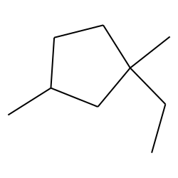 1-trans-3-dimethyl-1-ethylcyclopentane