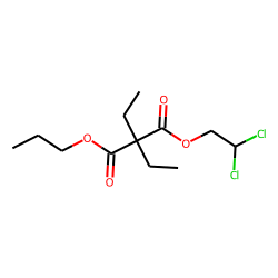 Diethylmalonic acid, 2,2-dichloroethyl propyl ester