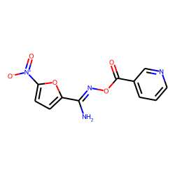 2-Furamidoxime, o-(3-pyridinecarbonyl)-5-nitro