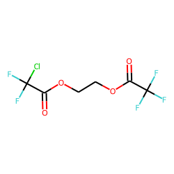 Ethylene glycol, chlorodifluoroacetate, trifluoroacetate