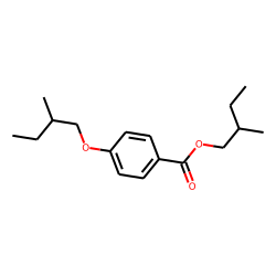 Benzoic acid, 4-(2-methylbutyl)oxy-, 2-methylbutyl ester
