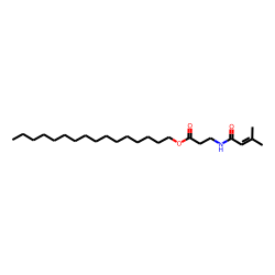 «beta»-Alanine, N-(3-methylbut-2-enoyl)-, hexadecyl ester