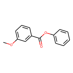 m-Methoxybenzoic acid, phenyl ester