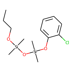 Silane, dimethyl(dimethyl(2-chlorophenoxy)silyloxy)propoxy-