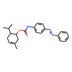 P-phenylazo carbanilic acid, 4-terpinenol ester