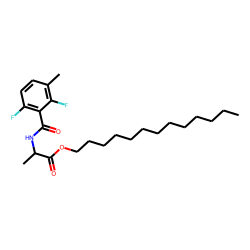 D-Alanine, N-(2,6-difluoro-3-methylbenzoyl)-, tridecyl ester