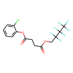 Succinic acid, 2-chlorophenyl 2,2,3,3,4,4,4-heptafluorobutyl ester