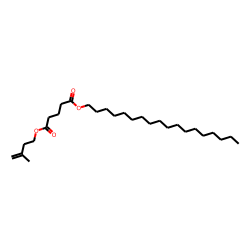 Glutaric acid, 3-methylbut-3-enyl octadecyl ester