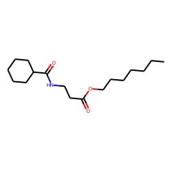 «beta»-Alanine, N-cyclohexylcarbonyl-, heptyl ester