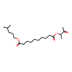 Sebacic acid, isohexyl 3-oxobut-2-yl ester
