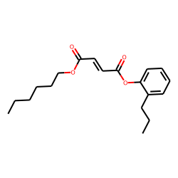 Fumaric acid, hexyl 2-propylphenyl ester